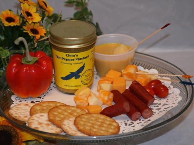 Clems Hot Pepper Mustard