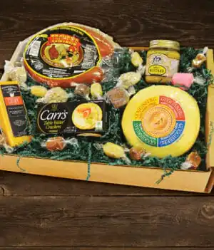 Gift Box #5 - Baby Swiss Cheese and Troyer's Trail Bologna: A Classic Amish Country Combination