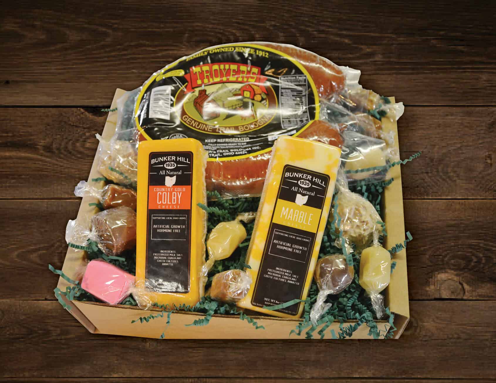 Gift Box #2: Troyer's Trail Bologna and Cheese