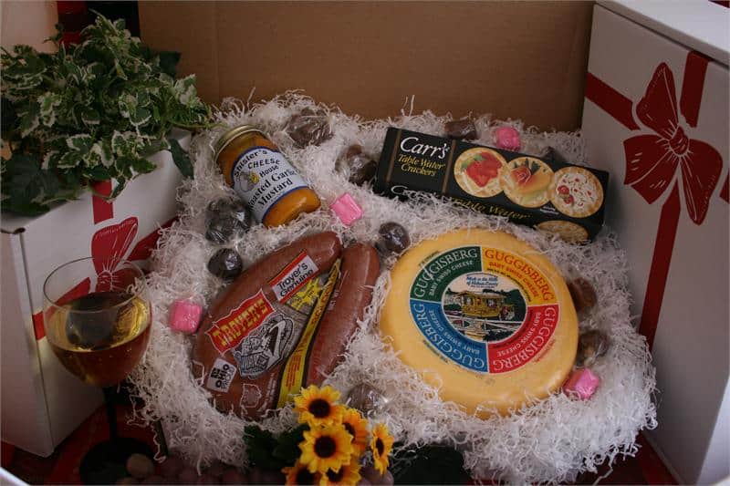 Baby Swiss Cheese and Troyers Trail Bologna Gift Box