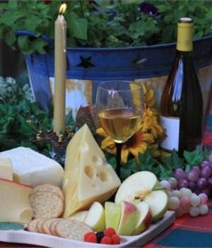White wine collection