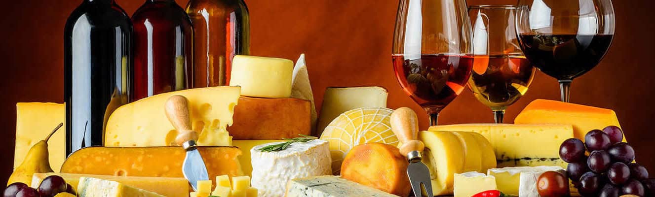 Wine cheese banner
