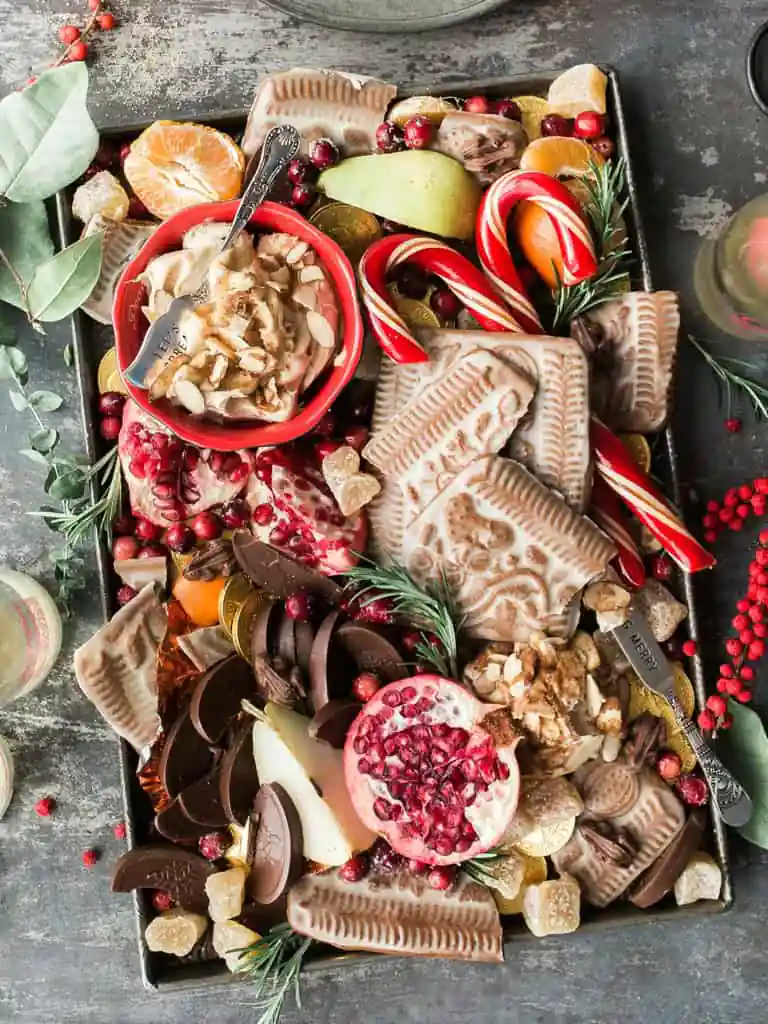 Festive cheese board