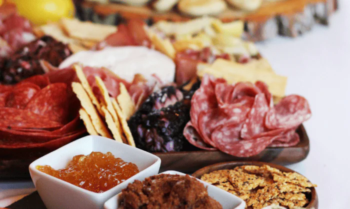 Dips on a Festive table